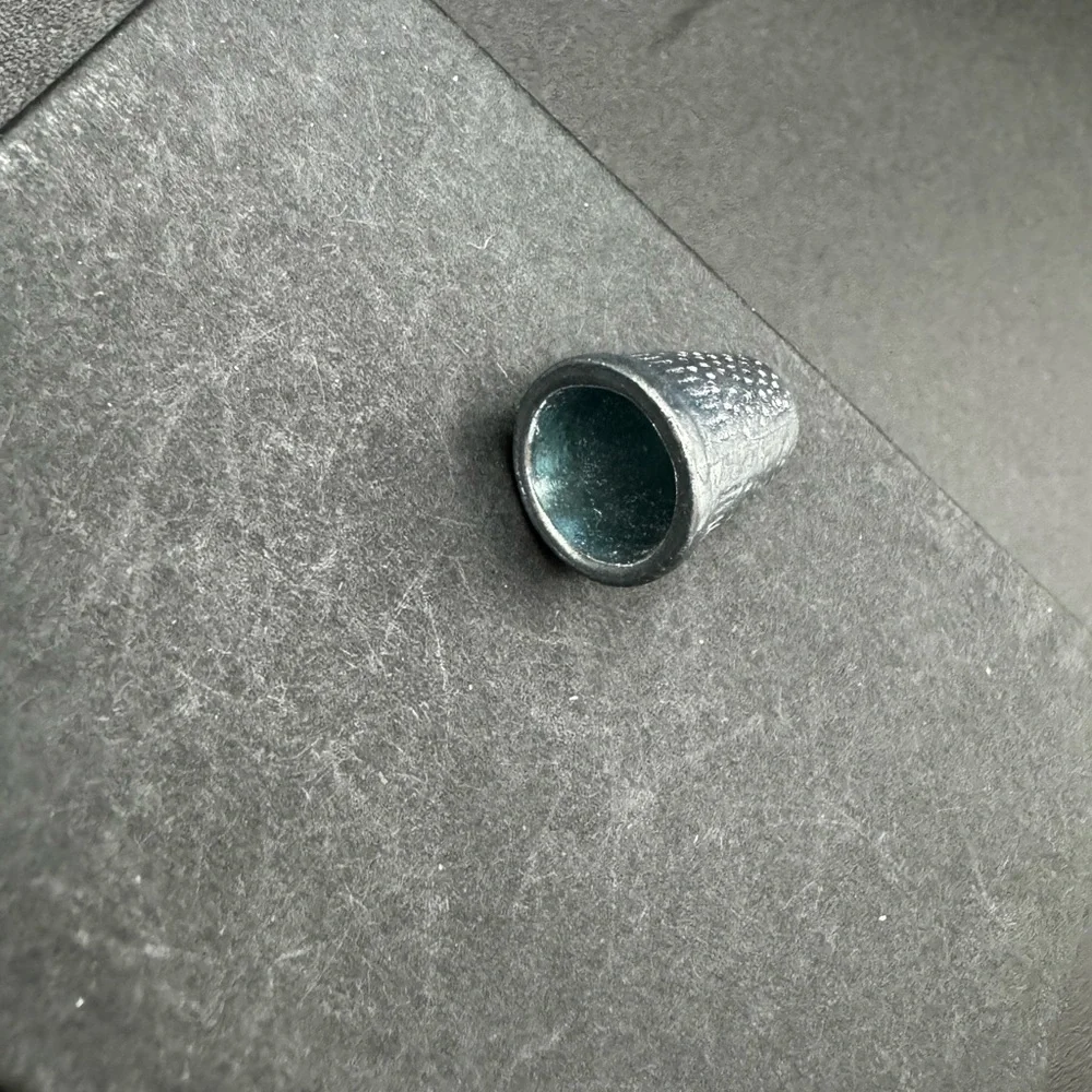 Vintage Monopoly Silver Thimble Replacement Game Piece